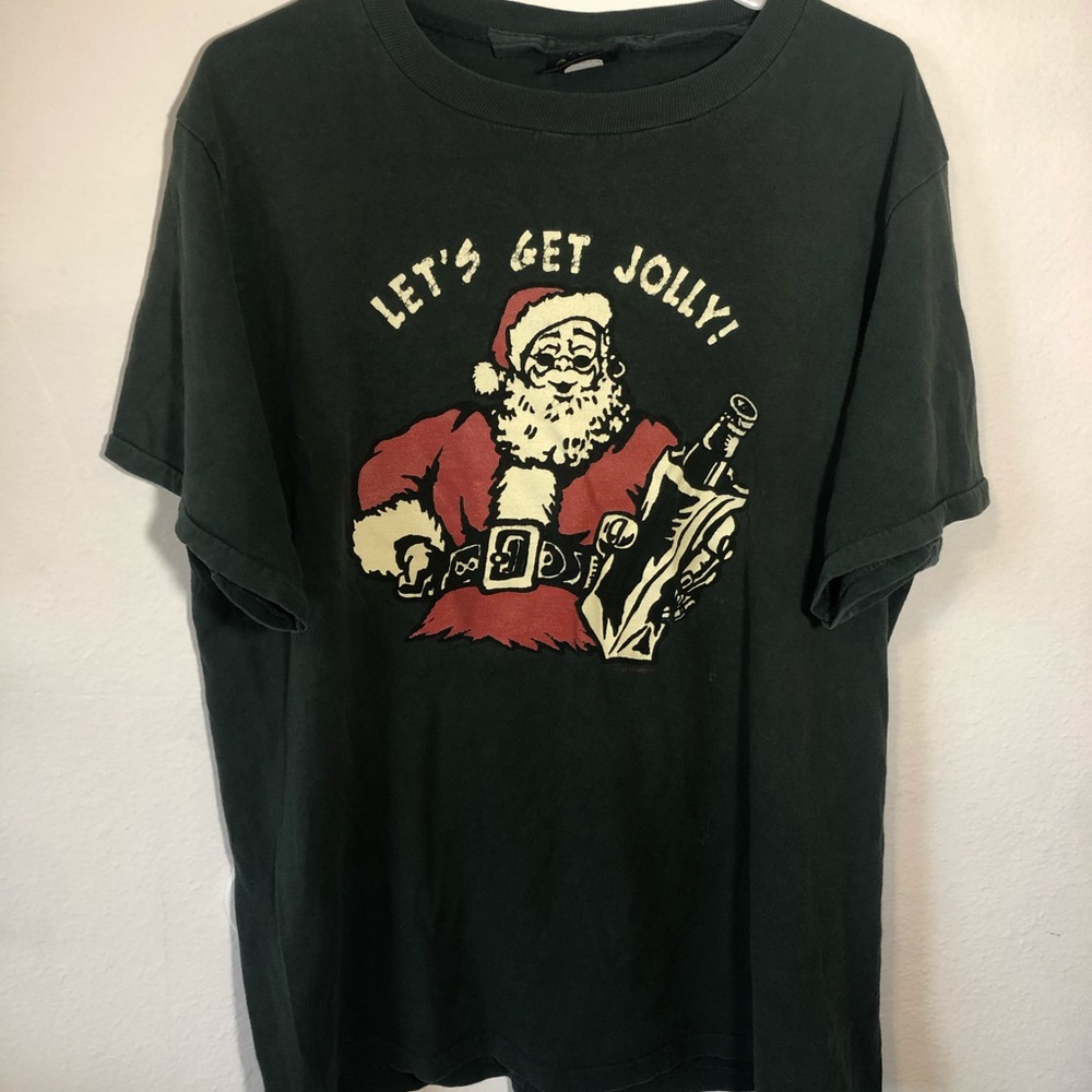 VINTAGE 99 Let’s Get Jolly t shirt Christmas